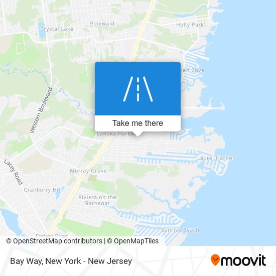 Bay Way map