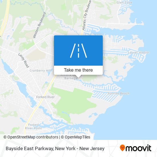 Bayside East Parkway map