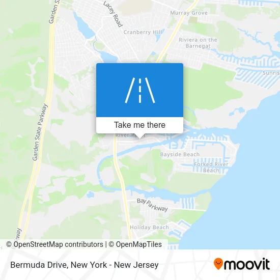 Bermuda Drive map