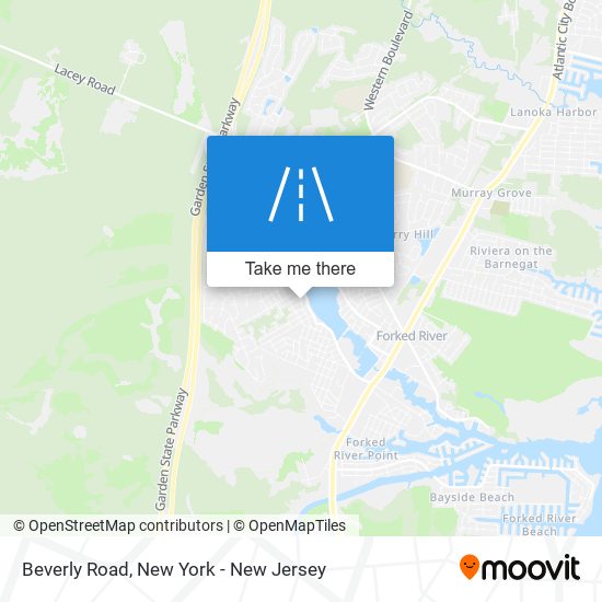 Beverly Road map