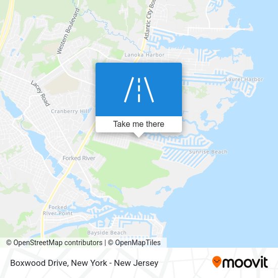 Mapa de Boxwood Drive