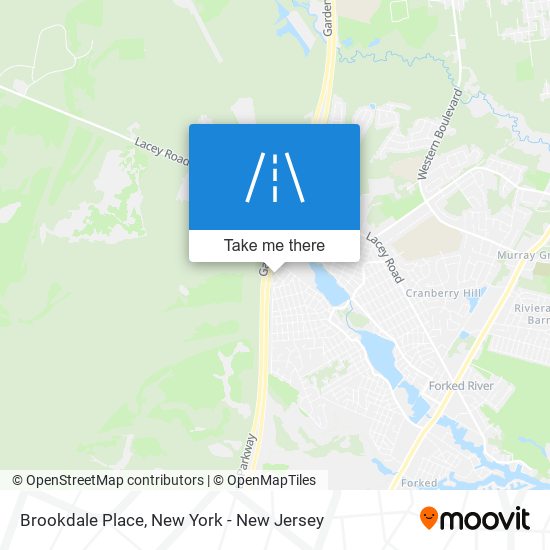 Brookdale Place map