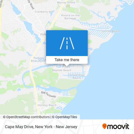 Cape May Drive map