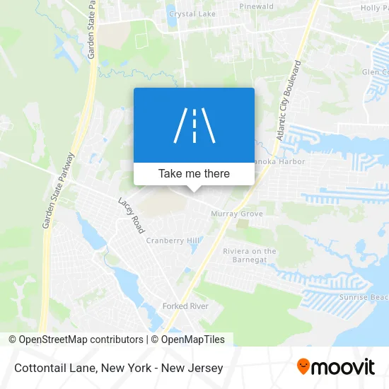 Cottontail Lane map