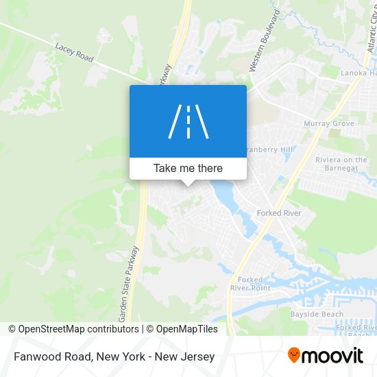 Fanwood Road map