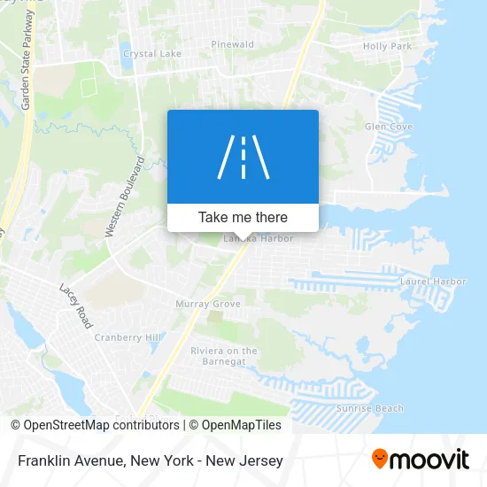 Mapa de Franklin Avenue