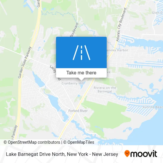 Lake Barnegat Drive North map