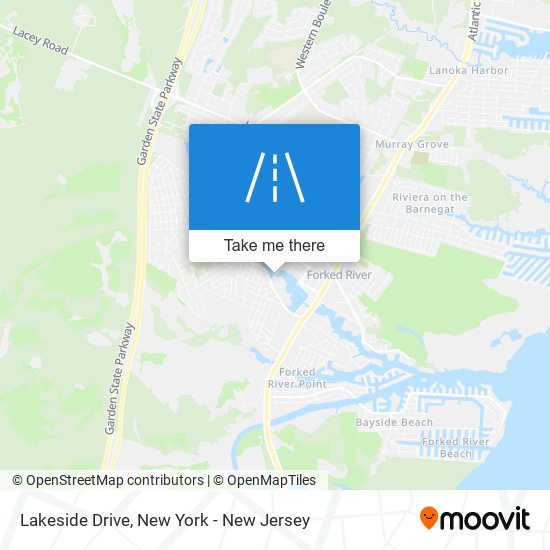 Mapa de Lakeside Drive