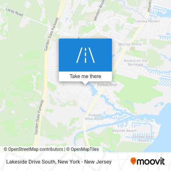 Mapa de Lakeside Drive South