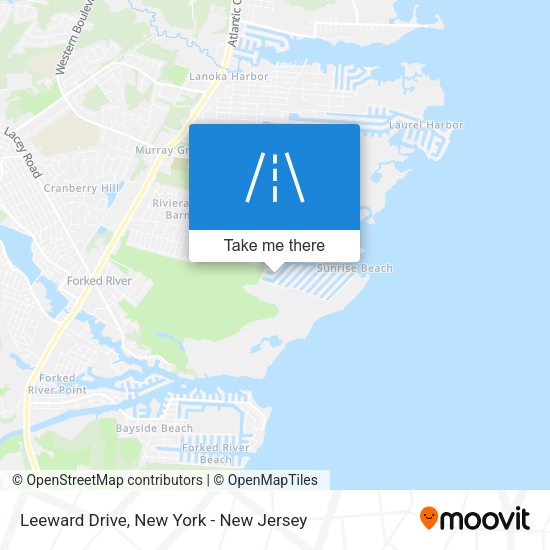 Mapa de Leeward Drive