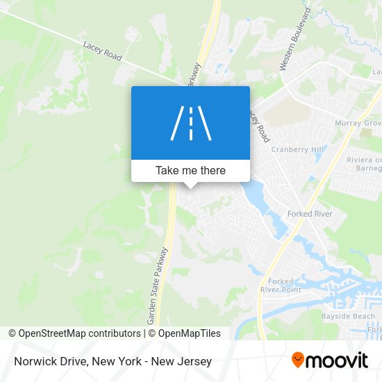 Norwick Drive map