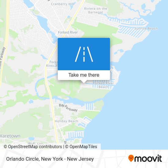 Mapa de Orlando Circle
