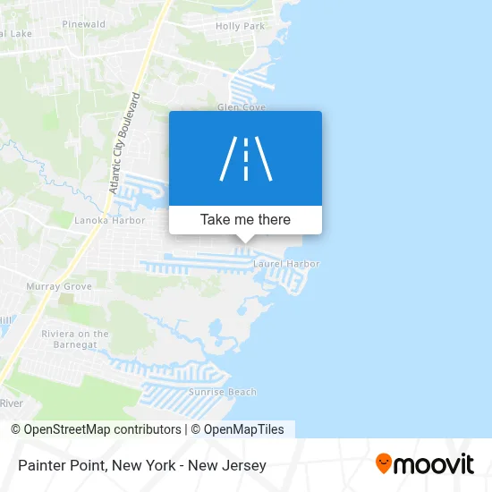 Painter Point map