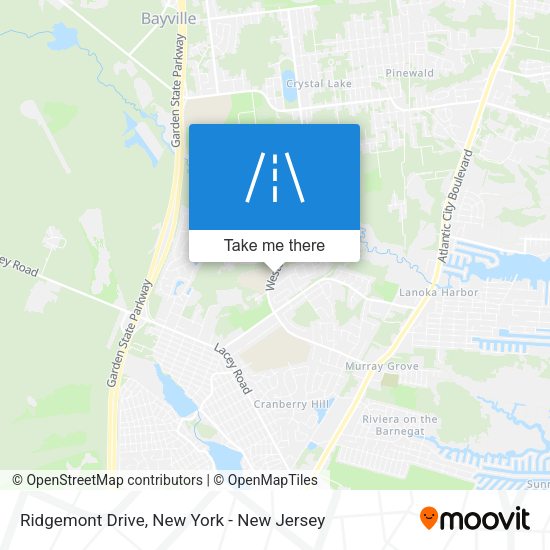 Mapa de Ridgemont Drive