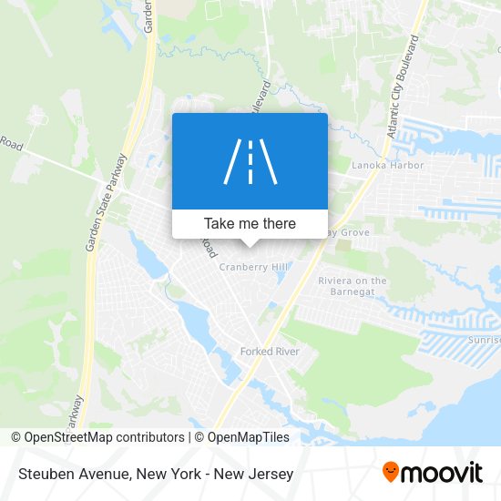 Mapa de Steuben Avenue