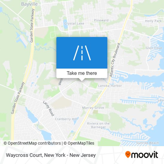 Waycross Court map