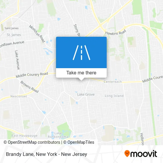 Mapa de Brandy Lane