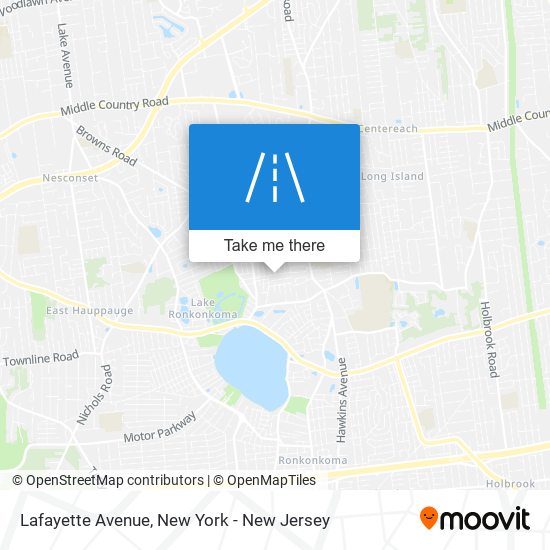 Lafayette Avenue map