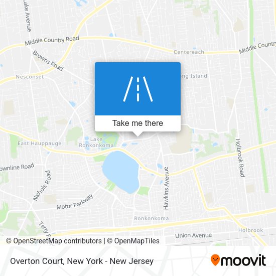 Mapa de Overton Court