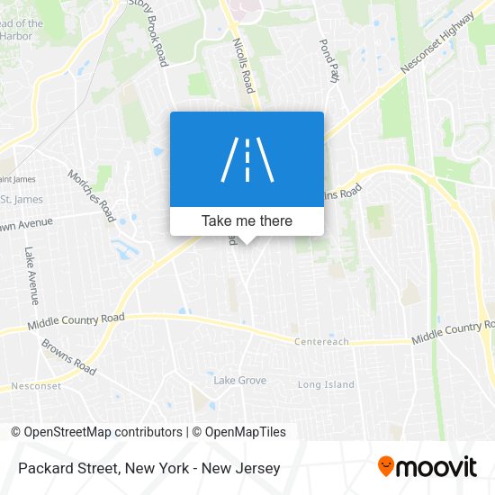 Mapa de Packard Street