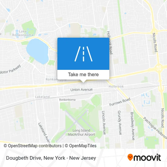 Dougbeth Drive map