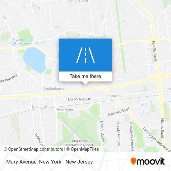 Mary Avenue map