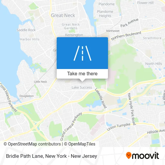 Bridle Path Lane map