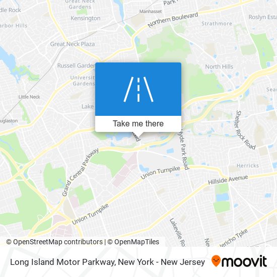 Mapa de Long Island Motor Parkway