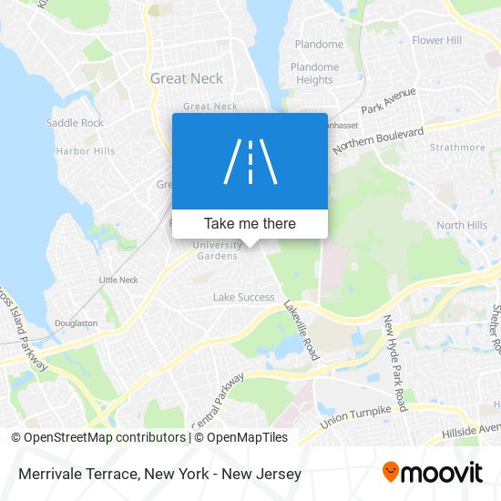 Merrivale Terrace map