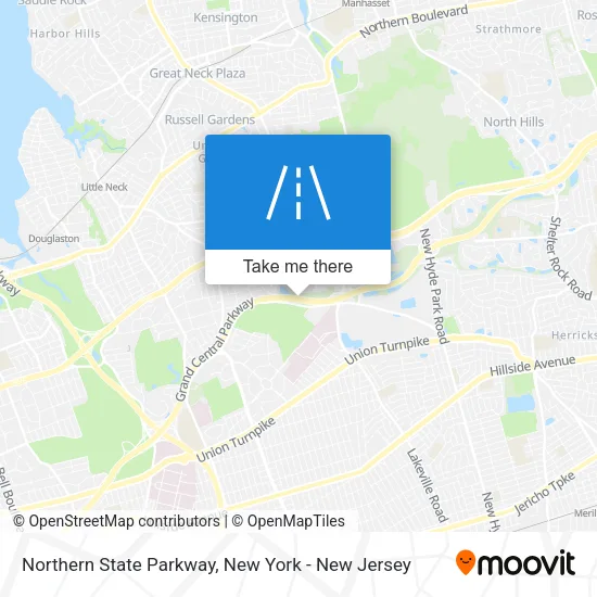 Mapa de Northern State Parkway