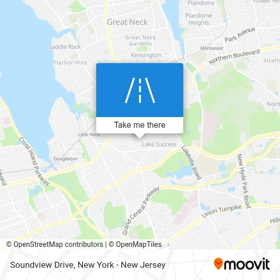 Soundview Drive map