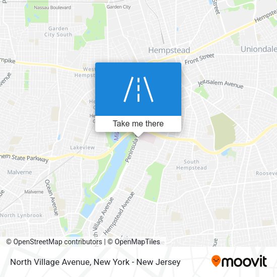 North Village Avenue map