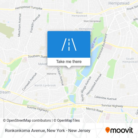 Mapa de Ronkonkoma Avenue