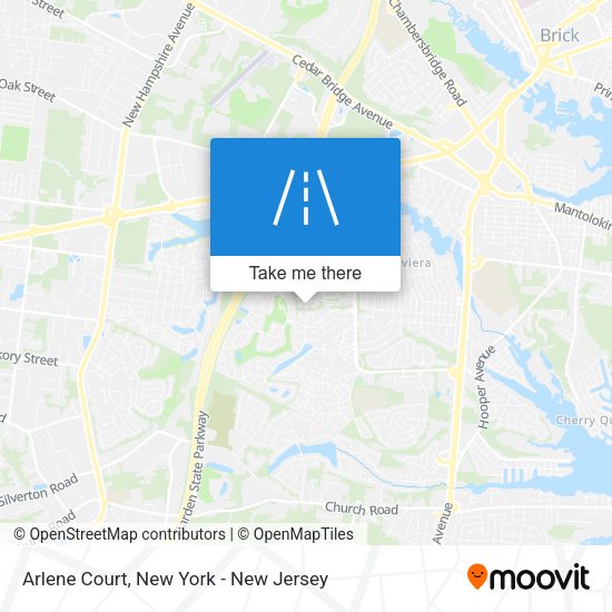 Mapa de Arlene Court