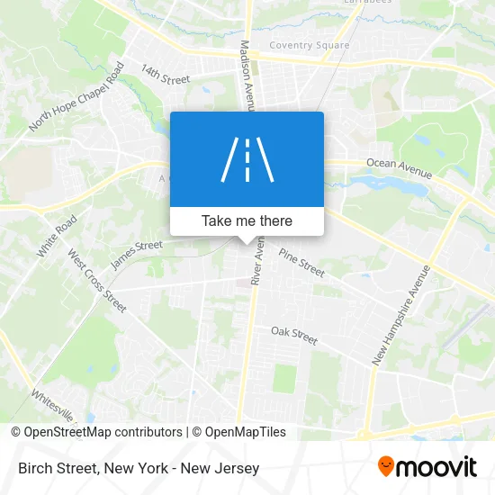 Birch Street map