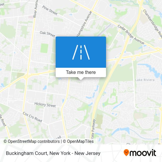 Mapa de Buckingham Court