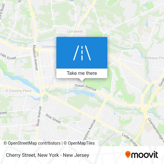 Mapa de Cherry Street