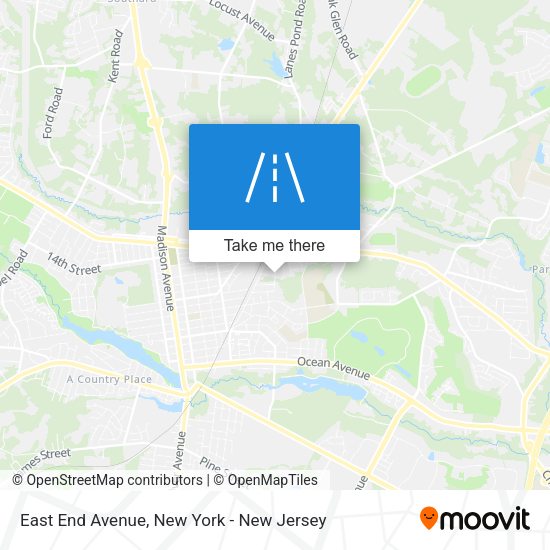 Mapa de East End Avenue