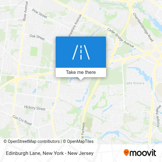 Edinburgh Lane map