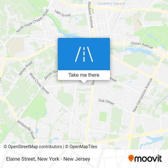 Mapa de Elaine Street
