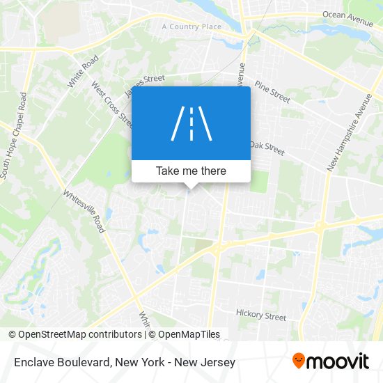Enclave Boulevard map