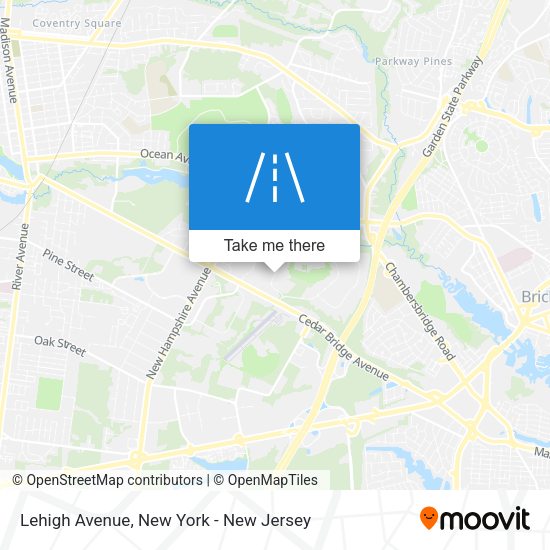 Mapa de Lehigh Avenue