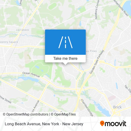 Mapa de Long Beach Avenue