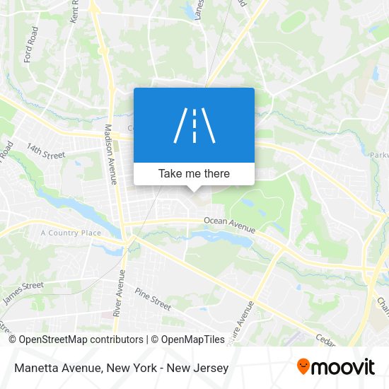 Mapa de Manetta Avenue