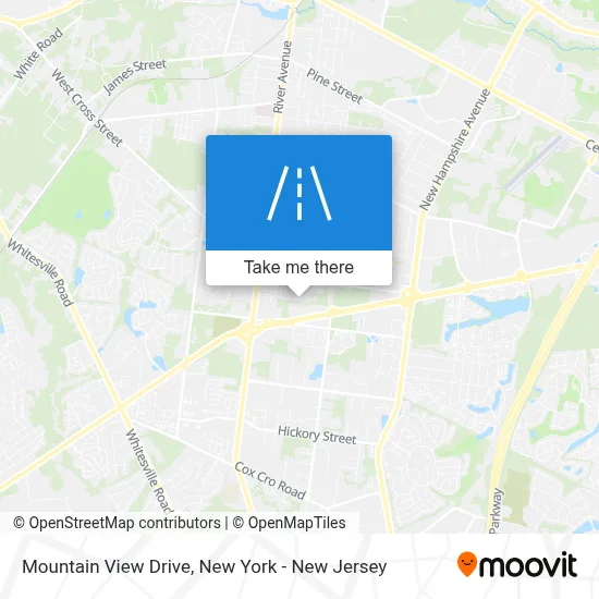 Mountain View Drive map