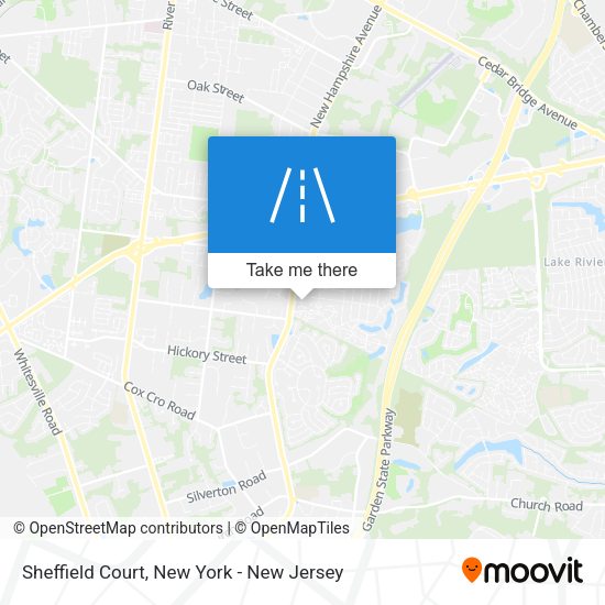 Mapa de Sheffield Court