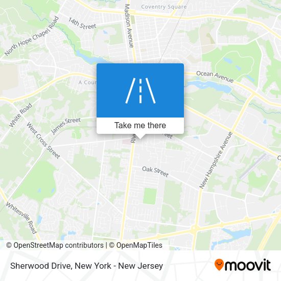 Mapa de Sherwood Drive
