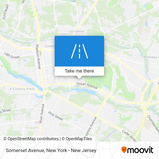 Mapa de Somerset Avenue