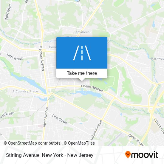 Stirling Avenue map