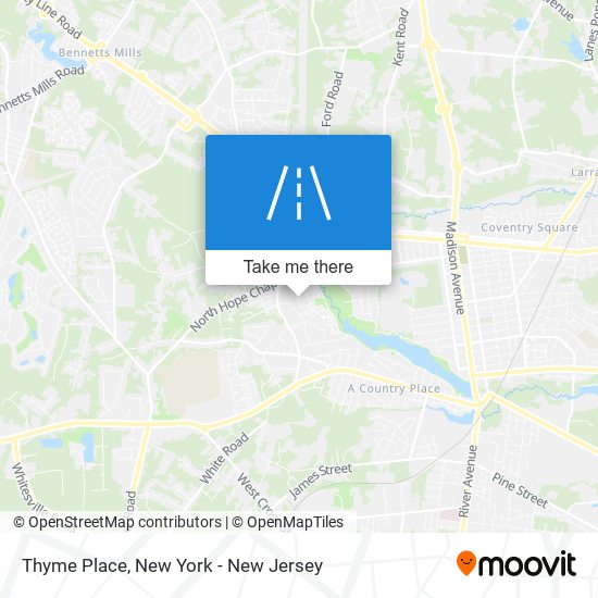 Thyme Place map